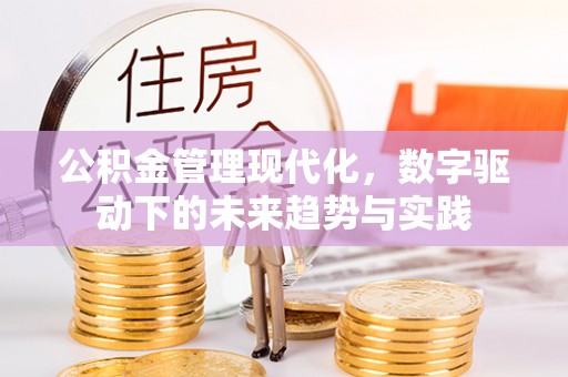 顺昌公积金管理现代化，数字驱动下的未来趋势与实践