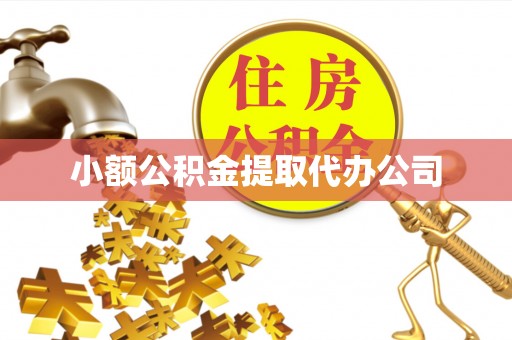 顺昌小额公积金提取代办公司
