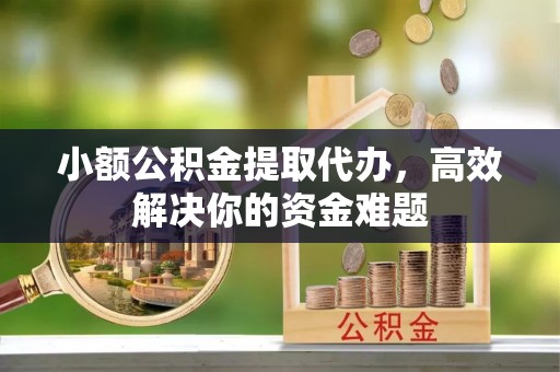 顺昌小额公积金提取代办，高效解决你的资金难题