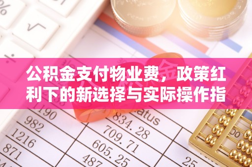 顺昌公积金支付物业费，政策红利下的新选择与实际操作指南
