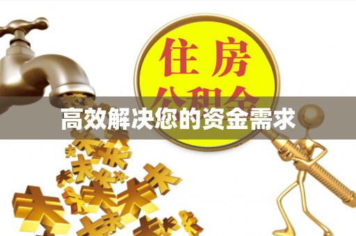 顺昌高效解决您的资金需求