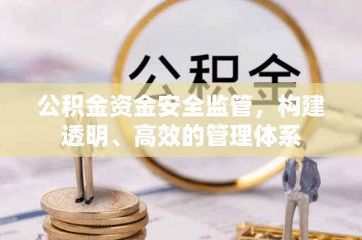 顺昌公积金资金安全监管，构建透明、高效的管理体系