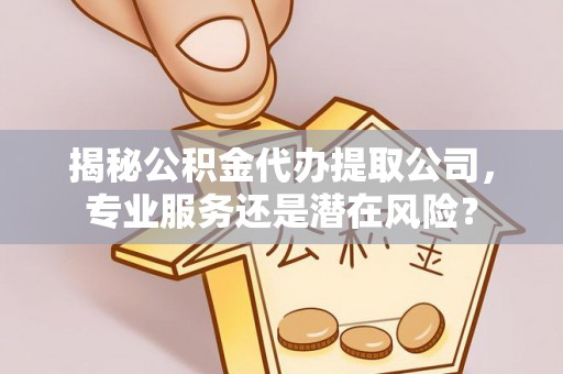 顺昌揭秘公积金代办提取公司，专业服务还是潜在风险？