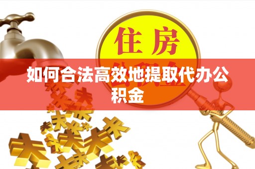 顺昌如何合法高效地提取代办公积金