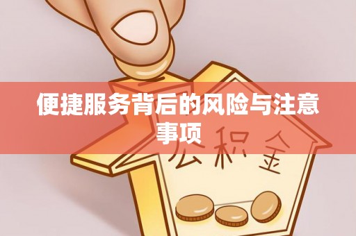 顺昌便捷服务背后的风险与注意事项